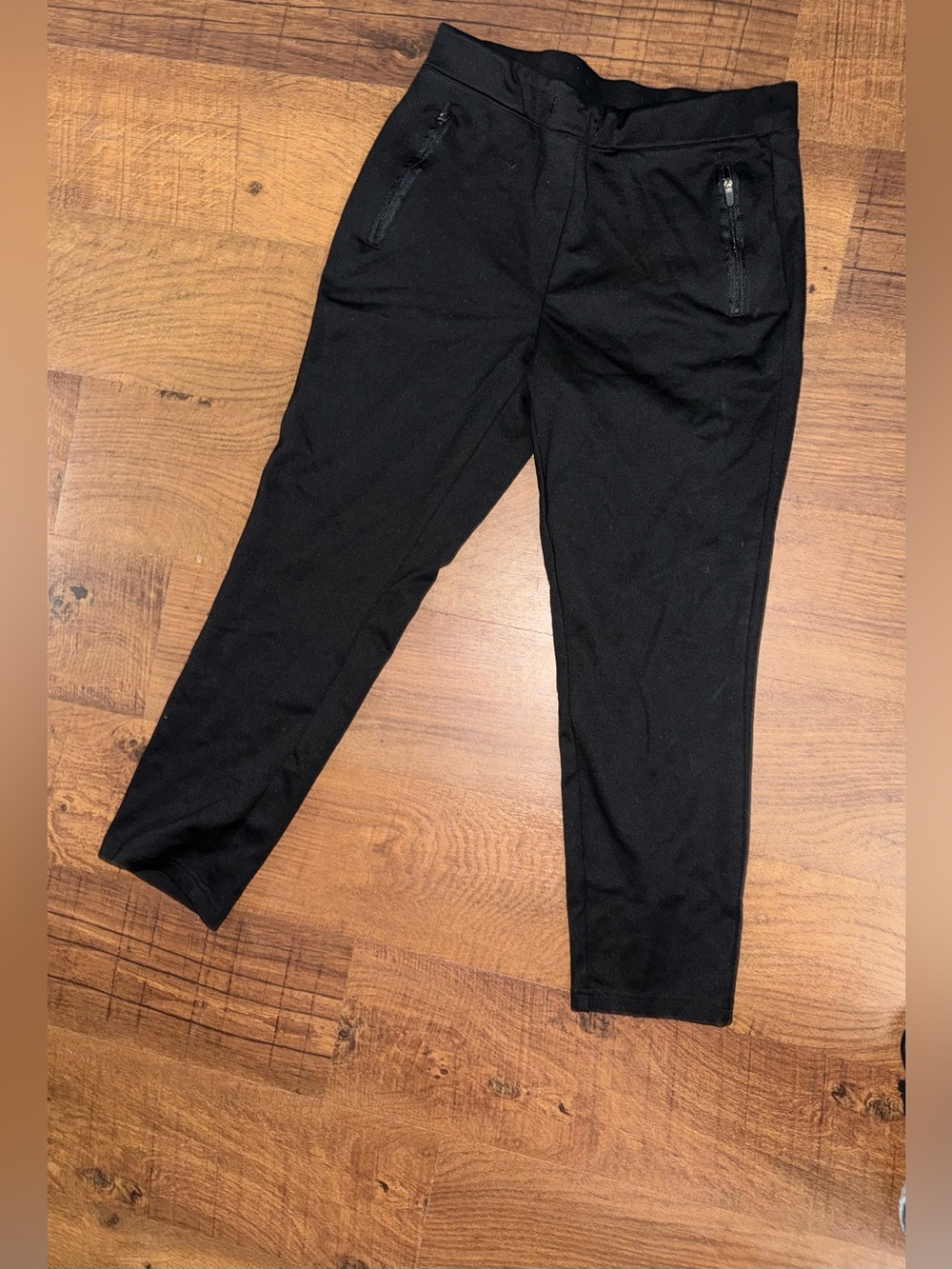 Jules & Leopold Black Zip-Pocket Joggers
